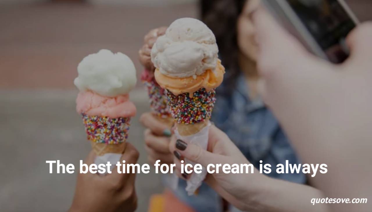 Two ice creams cones