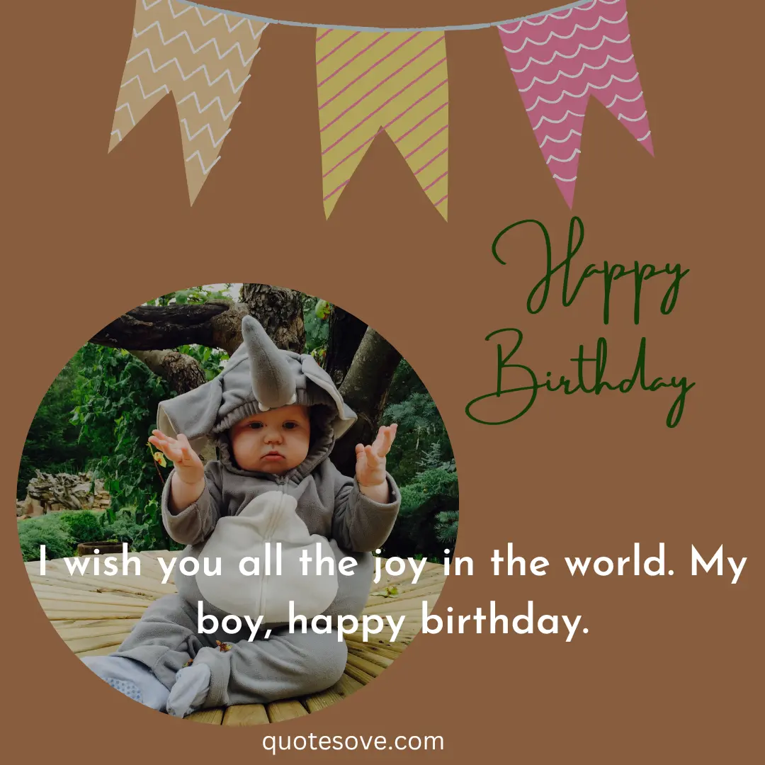 101 Best Birthday Quotes For Baby Boy Wishes Messages QuoteSove