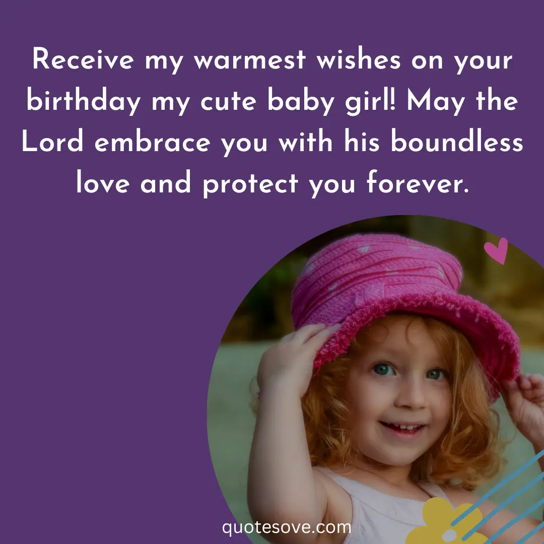 80 Best Birthday Quotes For Baby Girl Wishes Messages QuoteSove