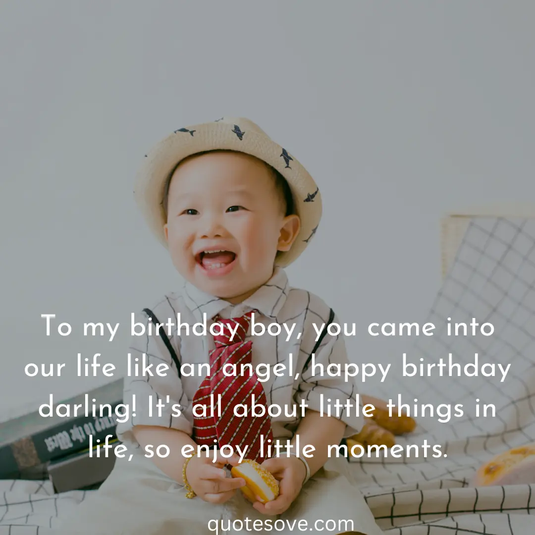 90+ Best First Birthday Quotes For Baby Boy » QuoteSove