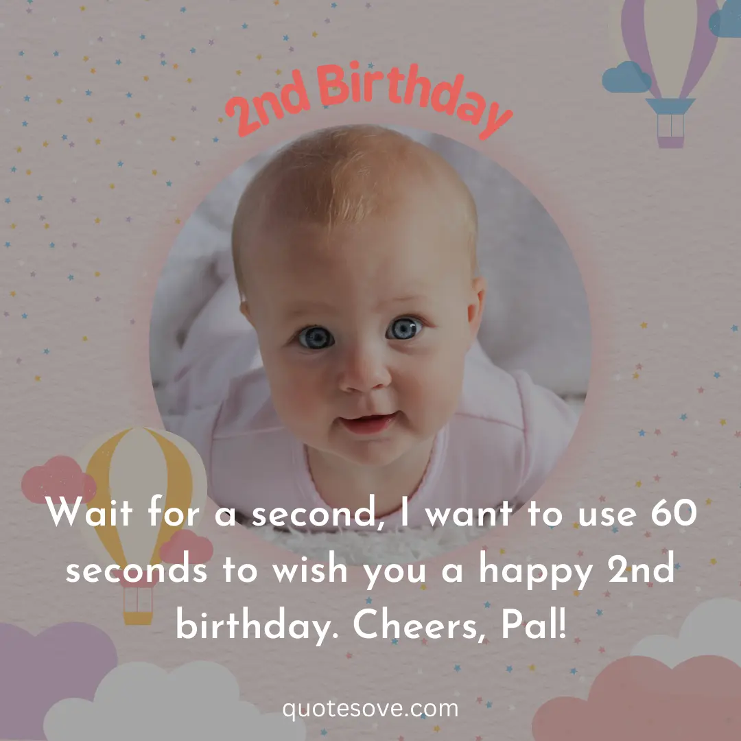90+ Turning 2 Birthday Quotes, Wishes, & Messages » QuoteSove