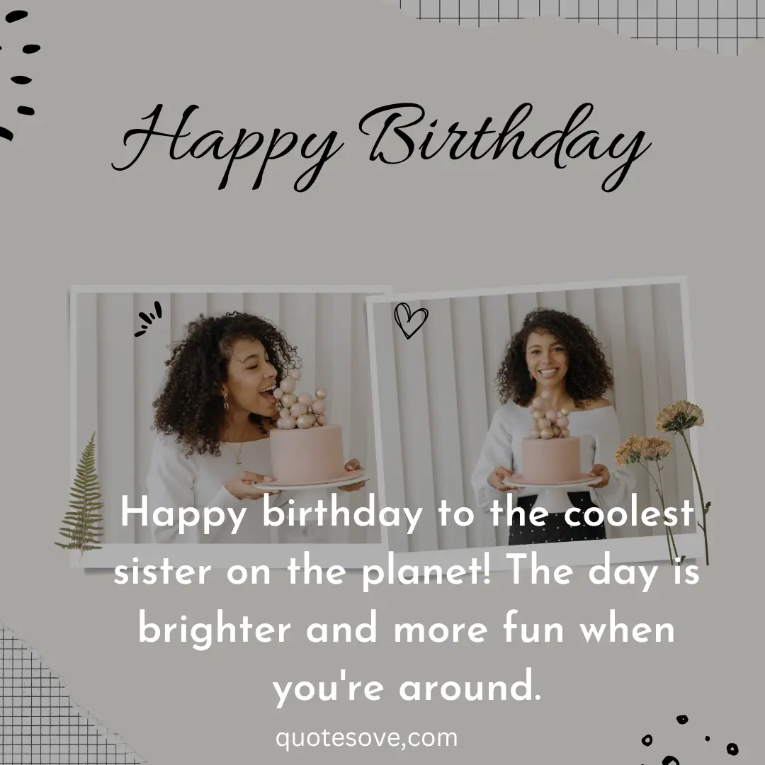 90 Birthday Quotes For Younger Sister Wishes Messages QuoteSove