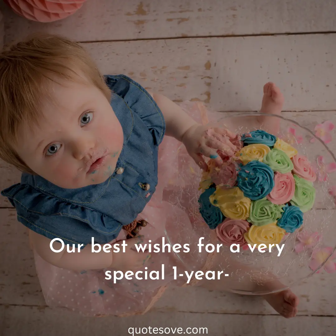 First Birthday Quotes For Baby Girl Wishes Messages QuoteSove