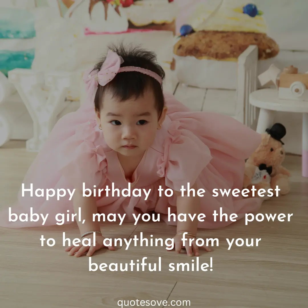 First Birthday Quotes For Baby Girl Wishes Messages QuoteSove