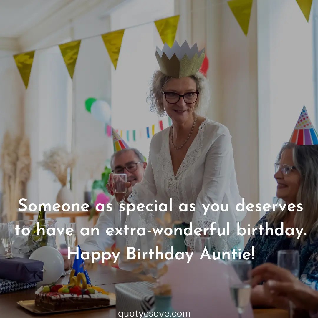 Aunt birthday celebration