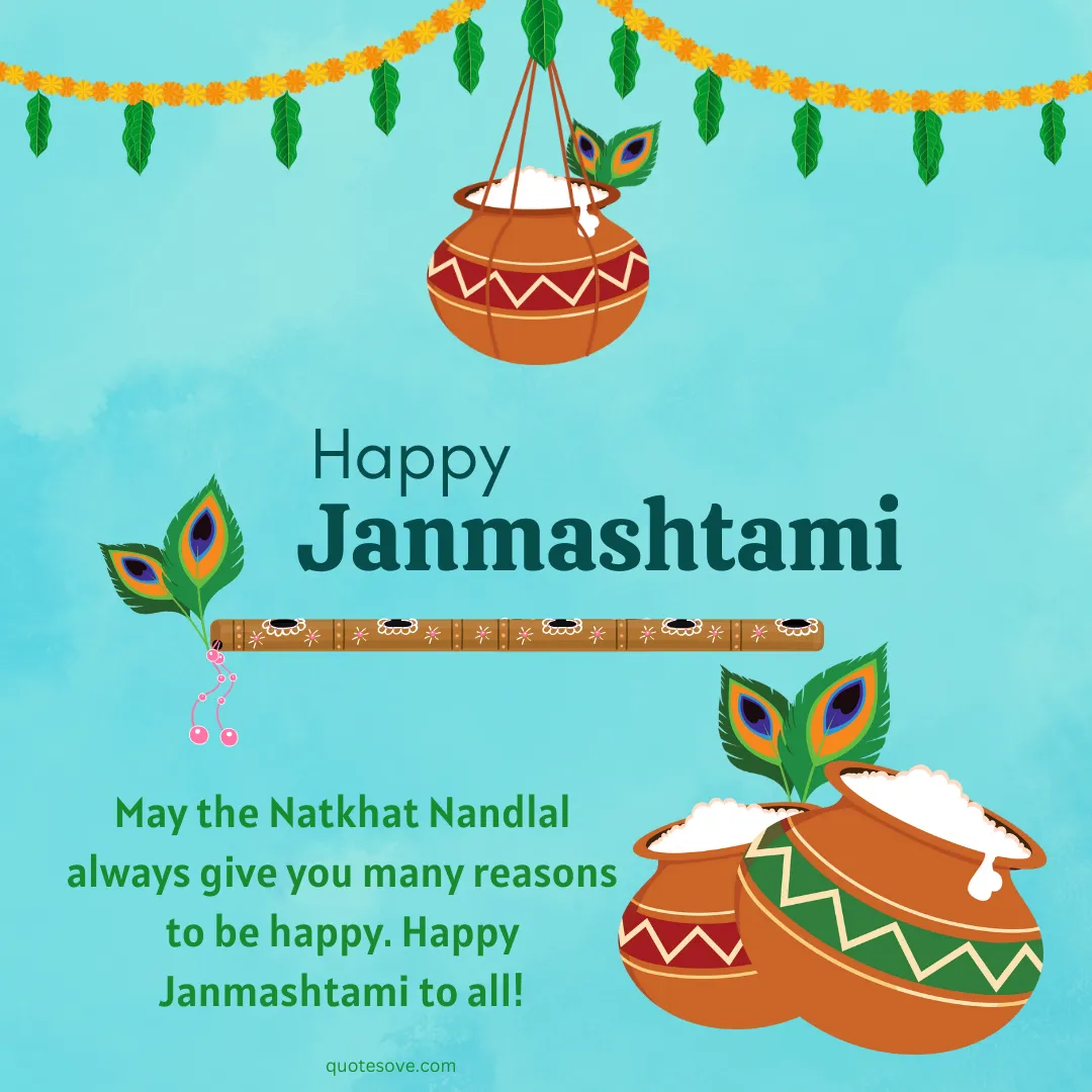Happy Janmashtami Quotes 2023 Wishes